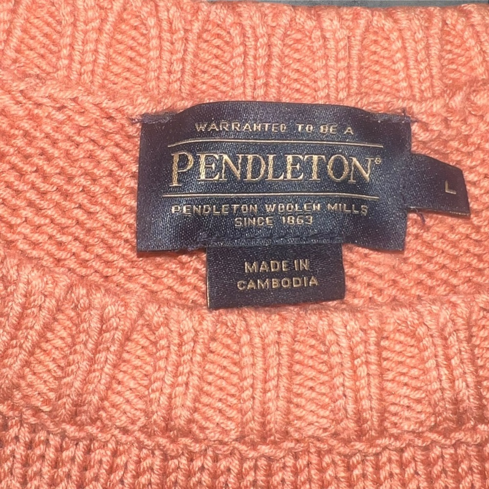 Pendleton Multicolor Striped Crew Neck Sweater - image 5